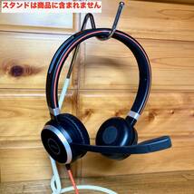 ★即決 送料無料 ジャブラ Jabra Evolve 40 MS Stereo headset HSC-017 ENC010 業務用 高性能マイク ヘッドホン ポーチ付 ヘッドセット_画像6