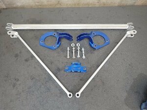 GC8 Imp WRX STI CUSCO Cusco rear tower bar 3 point type / triangle reinforcement bar 