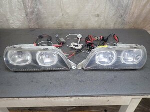 GX100/JZX100 Chaser original processing head light left right set with defect 