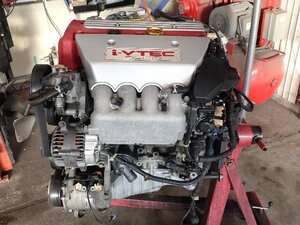 DC5 Integra タイプR K20A　実動engine　ハーネス/補機類included　TODA/軽量プーリーKITincluded