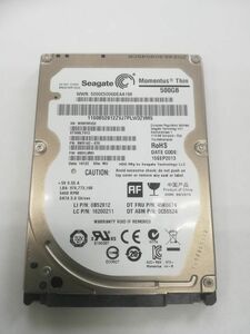 ハードディスク 2.5インチ500GB Seagate Momentus