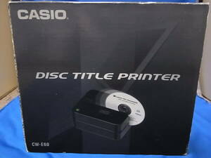 カシオ DISCタイトルプリンター CW-E60