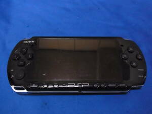 SONY プレイステーションポータブル PSP-3000 ブラック 中古品(電池蓋、バッテリー欠品)