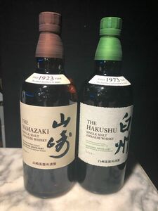 サントリー 山崎 白州 シングルモルト700ml2本セット