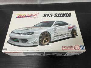 アオシマ 1/24スケール ザ★チューンドカーシリーズNo.08 VERTEX S15 シルビア '99 (ニッサン) 新品未組立 TE37 ヴェルテックス