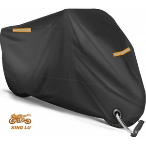  bike cover large heat-resisting thick motor-bike scooter Super Cub oks125cc 250cc waterproof 300d uv cut scratch prevention black ultra-violet rays crack difficult 048