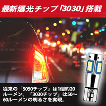 t16 t10 led バックランプ 4個 爆光 汎用 ルームランプ ポジション 室内灯 トランクルーム ホワイト 12V キャンセラー バルブ 白 031_画像3