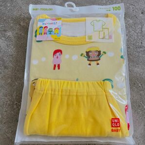 新品】ユニクロ　Eテレ　ドライパジャマ（半袖）100 みいつけた UNIQLO 半袖パジャマ