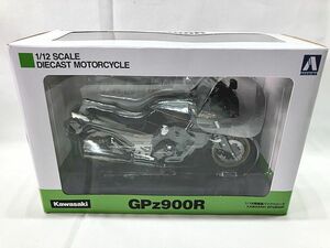 アオシマ　1/12　カワサキ GPz900R 黒x金　オートバイ　ミニカー　同梱OK　1円スタート★H