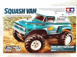  Tamiya 1/10 GF-02 Squash van покрашен корпус есть электрический RC off-road машина включение в покупку не возможно 1 иен старт *H