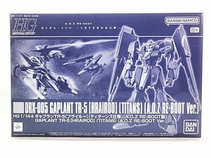 HGUCgya plan TR-5 [ fly Roo ] ( Titans specification ) A.O.Z RE-BOOT version plastic model including in a package OK 1 jpy start gun pra *S