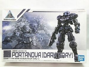  Bandai 30MM 1/144 05 bEXM-15porutanova dark gray plastic model including in a package OK 1 jpy start *S