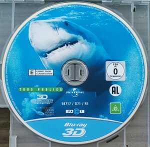 即決 送料無料 シャークス SHARKS 3D 3D ブルーレイのみ 輸入盤 日本語吹き替えと字幕収録 サメ Blu-ray