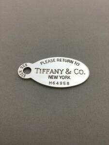 TIFFANY&Co.　ティファニー　リターントゥ　オーバル　ネックレストップ　シルバー　アクセサリー　925【B267013】
