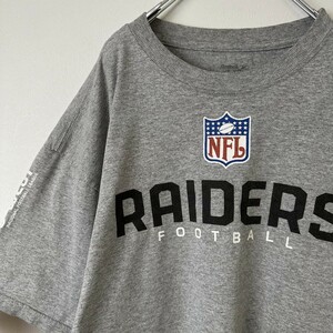 リーボック　NFL フットボール　RAIDERS メンズ　半袖tシャツ　Lサイズ