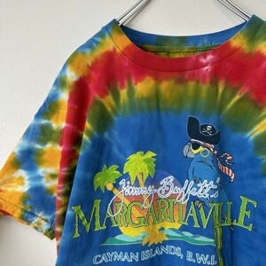 ビンテージ　古着　MARGARITAVILLE タイダイ　メンズ　半袖tシャツ