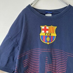 FCB バルセロナ　MESSI メッシ　ナンバリング　半袖tシャツ　Lサイズ