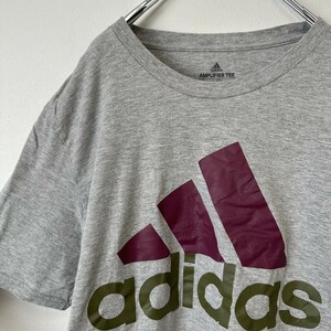 adidas アディダス　パフォーマンスロゴ　メンズ　半袖tシャツ Lサイズ