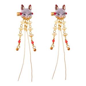 [ attention commodity ] kimono . applying yukata Japanese clothes . clothes Chinese manner . manner hair accessory hair clip . hair ornament tassel fox Kingsi