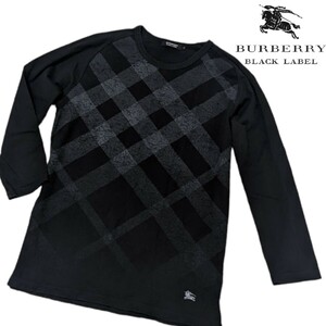  Burberry Black Label BURBERRY BLACK LABEL T-shirt tops long sleeve cut and sewn 