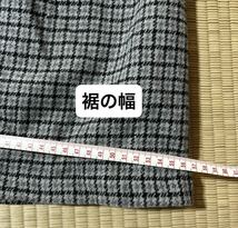 キュロットパンツ グレー 千鳥柄 中古品_画像9