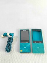 S5299○SONY ソニー WALKMAN ウォークマン NW-A25 イヤホン MDR-NW750N デジタルメディアプレーヤー 訳あり【ジャンク】240514_画像1