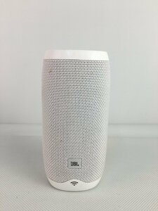 A10733◇ JBL ジェービーエル スピーカー LINK10 リンク10 音声認識対応 ポータブルスピーカー ホワイト【ジャンク】240516