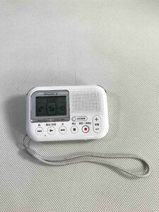 S5338*SONY Sony memory card recorder recorder ICD-LX31 sound recording simple operation white [ guarantee equipped ]240517