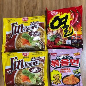 韓国ラーメン　ジンラーメン　熱ラーメン　ポックンミョン