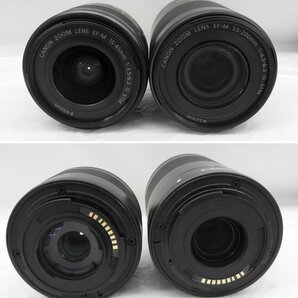 【中古品】Canon キャノン ミラーレス一眼レフカメラ EOS Kiss M ダブルズームキット(15-45/55-200) ブラック 11572124 0512の画像8