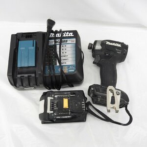 1円～【中古品】makita マキタ 充電式インパクトドライバー TD173D ブラック 940127056 0503