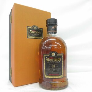 【未開栓】Aberfeldy アバフェルディ 21年 シングル ハイランドモルト ウイスキー 700ml 40% 箱付 11567833 0504