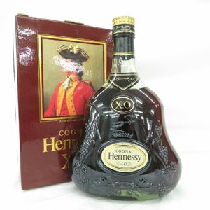 【未開栓】Hennessy ヘネシー XO 金キャップ グリーンボトル ブランデー 700ml 40% 箱付 11561141 0504