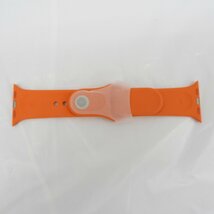 【未使用品】Apple Watch アップルウォッチ 41ｍｍ用 HERMES エルメス オレンジスポーツバンド S/Mサイズ 11564208 0505_画像3