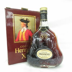 【未開栓】Hennessy ヘネシー XO 金キャップ クリアボトル ブランデー 700ml 40% 箱付 981178777 0506