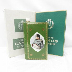 【未開栓】CAMUS カミュ ナポレオン ブック 陶器ボトル ブランデー 700ml 40％ 1195g 箱/替え栓付き 11561143 0507