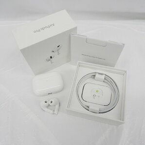 【中古品】Apple アップル ワイヤレスイヤホン AirPods Pro エアーポッズプロ 第2世代 MQD83J/A 11570278 0508の画像1