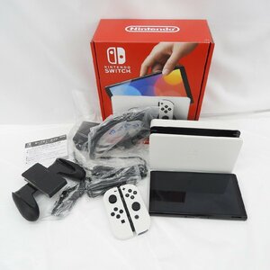 【美品】任天堂 NINTENDO SWITCH ニンテンドースイッチ 有機ELモデル HEG-S-KAAAA(JPN) ホワイト 11568298 0508