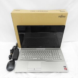 【美品】FUJITSU 富士通 ノートPC 17.3インチ FMV LIFEBOOK NH77/F3 FMVN77F3G win11/Ryzen 7/1.8GHz/8GB/SSD512GB 11562513 0508