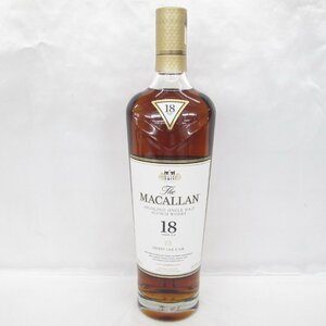 【未開栓】The MACALLAN ザ・マッカラン 18年 2023 シェリーオーク ウイスキー 700ml 43% 11569268 0508