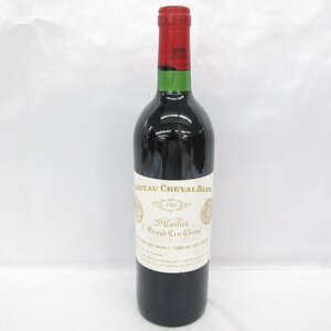 【未開栓】CHATEAU CHEVAL BLANC シャトー・シュヴァル・ブラン 1981 赤 ワイン 750ml ※目減りあり 11571302 0509