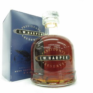 【未開栓】I.W. HARPER IWハーパー プレジデント リザーブ ウイスキー 750ml 43% 箱付 11565750 0509