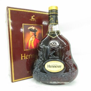【未開栓】Hennessy ヘネシー XO 金キャップ クリアボトル ブランデー 700ml 40% 箱付 11571579 0510