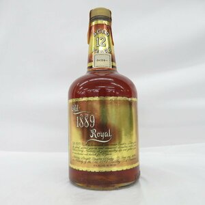 【未開栓】Old 1889 Royal オールド 1889 ロイヤル 12年 ウイスキー 750ml 43% 11572648 0510