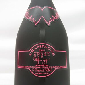 【未開栓】ANGEL エンジェル ブリュット ヘイロー ピンク シャンパン 750ml 12.5% ケース付 ※ライト点灯無し 11562014 0510の画像3