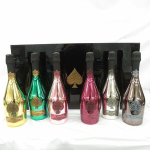 【未開栓】ARMAND DE BRIGNAC アルマン・ド・ブリニャック ラ・コレクション 6本セット シャンパン 750ml 12.5% ケース付 11572228 0510