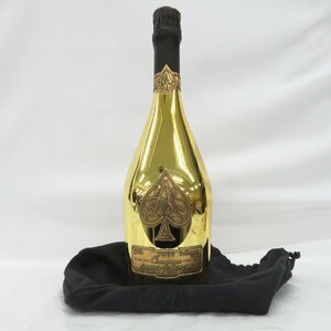 【未開栓】ARMAND DE BRIGNAC アルマン・ド・ブリニャック ブリュット ゴールド シャンパン 750ml 12.5% 布袋付 11575009 0511