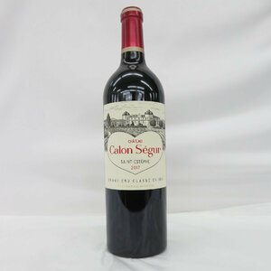 【未開栓】Chateau Calon Segur シャトー・カロン・セギュール 2017 赤 ワイン 750ml 13% 11564692 0511