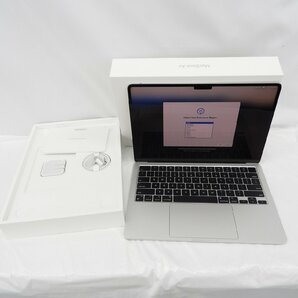 【美品】Apple ノートPC MacBook Air 2024 13インチ Z1B900040 カスタムモデル シルバー USキーボード M3/8GB/SSD512GB 11574463 0512の画像1