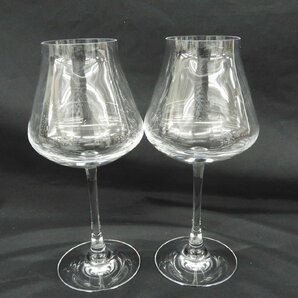 【美品】Baccarat バカラ シャトーバカラ ワイングラス ペア(2客)セット 箱付 11566413 0513の画像5